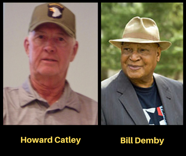 101st Vietnam Vets Howard Catley and Bill Demby 