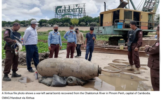 Cambodian UXO, vietnam veteran news, mack payne