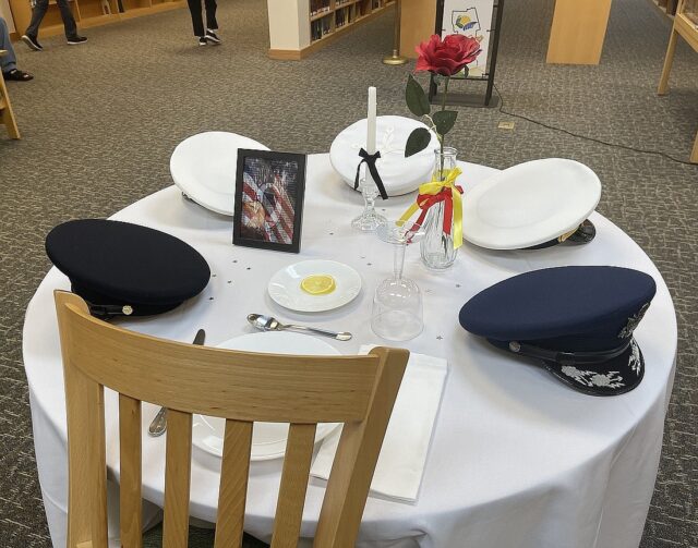 The 2022 White Table Ceremony display at Palm Coast, Florida. Courtesy photo , vietnam veteran news, mack payne