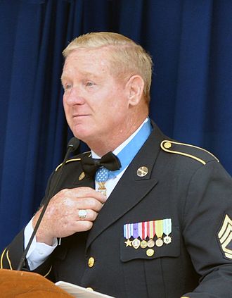 Medal of Honor recipient Army Artilleryman SFC Sammy L. Davis