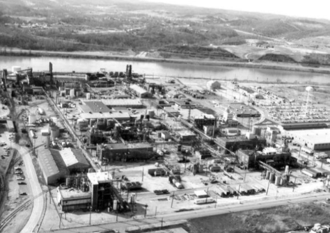 Monsanto Chemical Plant in Nitro, West Virginia.