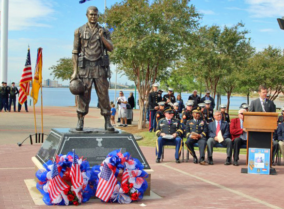 First Lieutenant Douglas B. Fournet Memorial dedication.