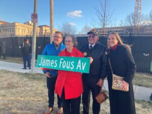 James Fous Avenue Ceremony