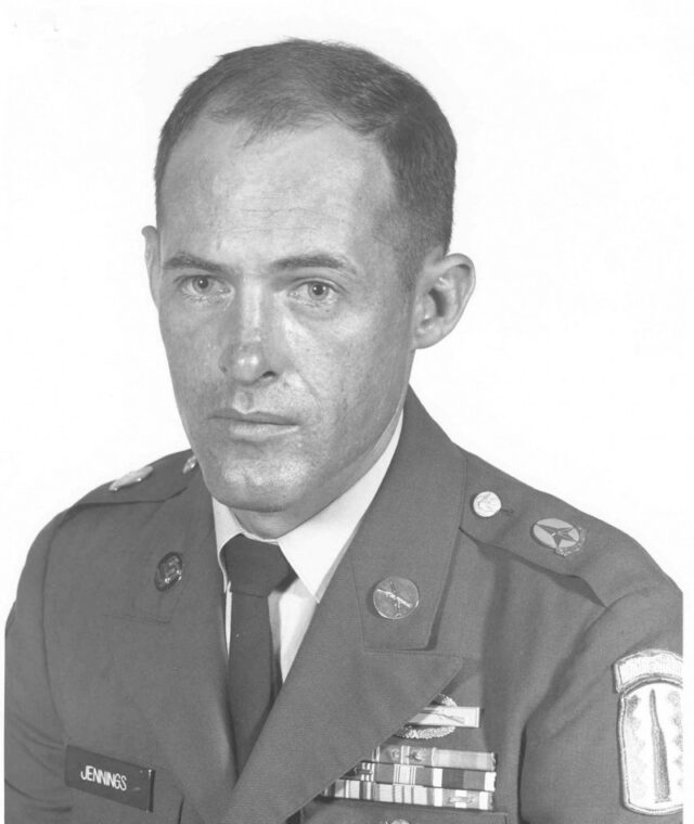 Vietnam Medal of Honor recipient Army CSM Delbert O. Jennings.