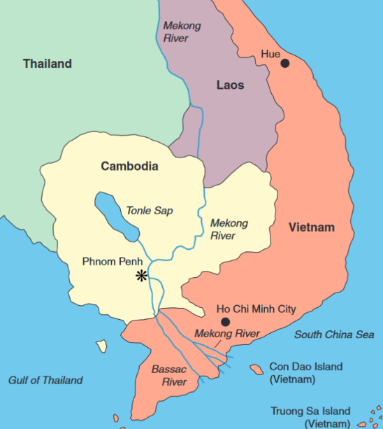 Vietnam, Laos and Cambodia