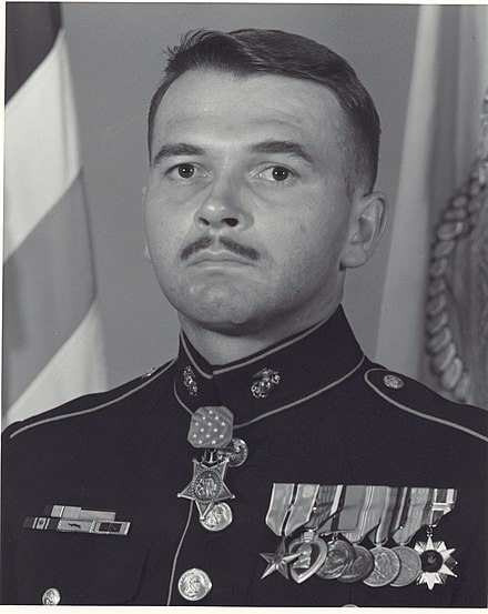 Vietnam Medal of Honor recipient Marine CSM Allan J. Kellogg Jr.