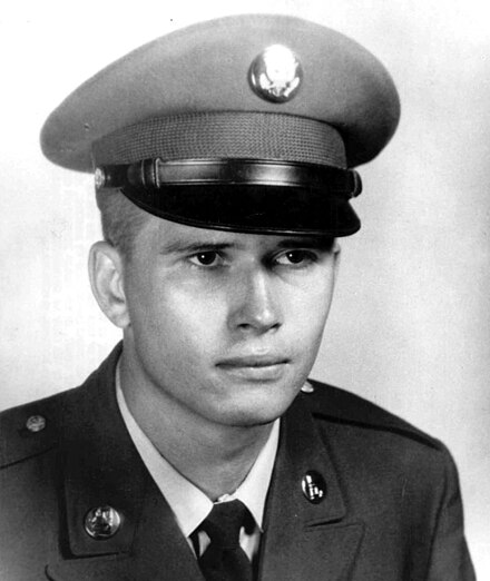 Vietnam Medal of Honor recipient Army Sp4 Don Leslie Michael. 