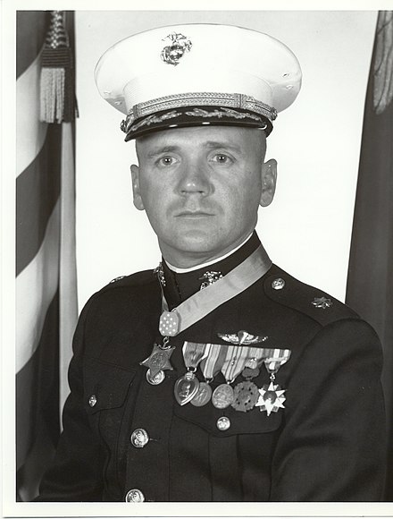 Vietnam Medal of Honor recipient Marine COL Robert J. Modrzejewski.