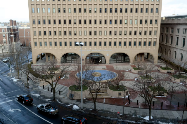 The Thomas S. Foley United States Courthouse. (JESSE TINSLEY/The Spokesman-Review)