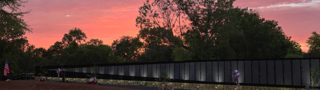 The Moving Wall at night