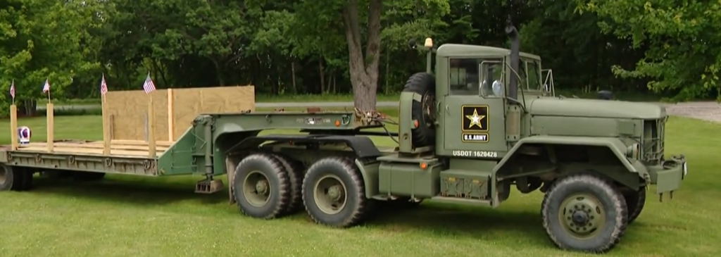 Vietnam Vet Larry Lich's truck
