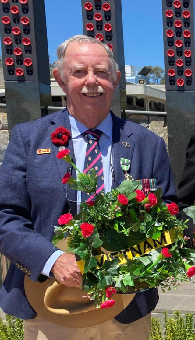 Australian Vietnam Vet Richard Barry today