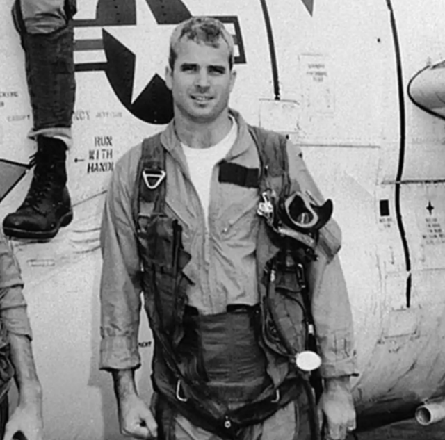 Lt. Commander John McCain in Vietnam.