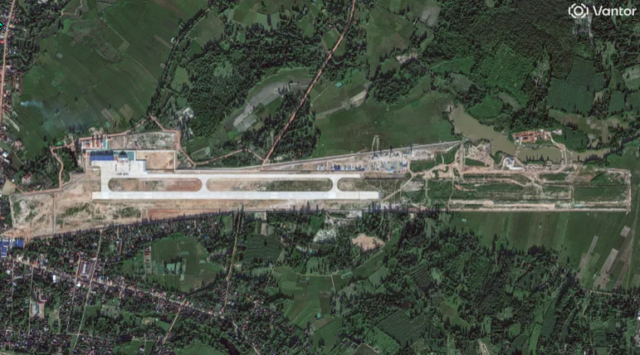 Images from Vantor show how a new joint China-Laos airfield in Ban Keun, Laos, has progressed since December 2025.