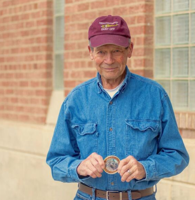 Jerry Ewen, of Greybull, was recently honored with an interim Congressional Gold Medal for his service as an air ambulance pilot in the Vietnam War.